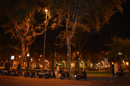 Plaza nocturna en...