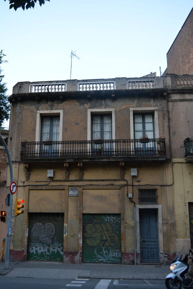fotografía histórica de finca modernista