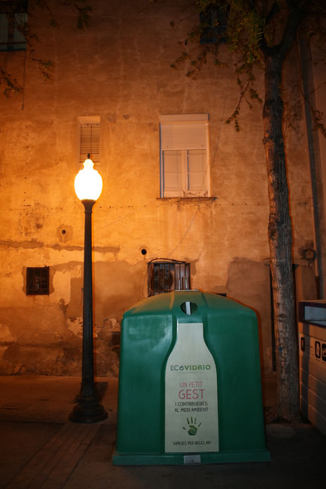 Botellas container...