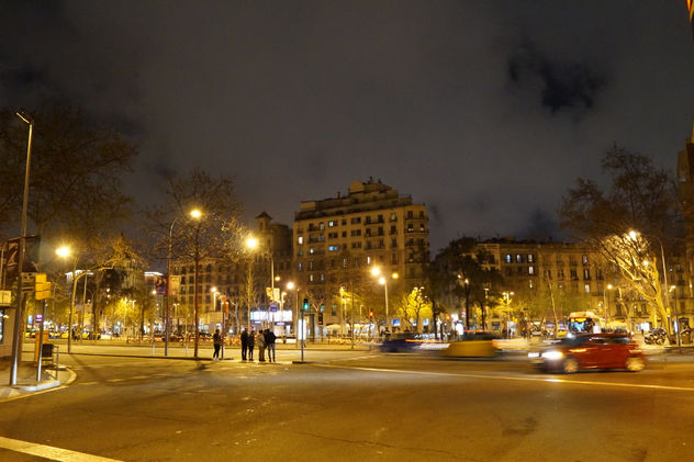 plaza universidad noche de invierno de 2014