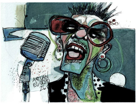 El grito con gafas...