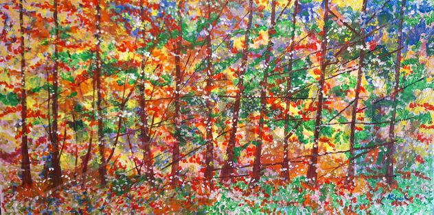 Bosque en la primavera