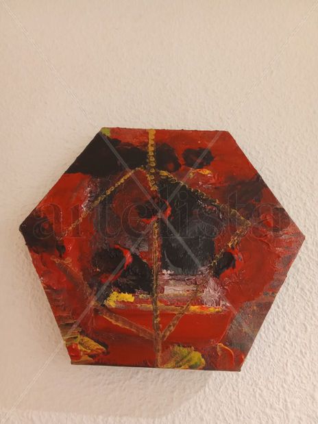 Cuadro Pintura Inferno
