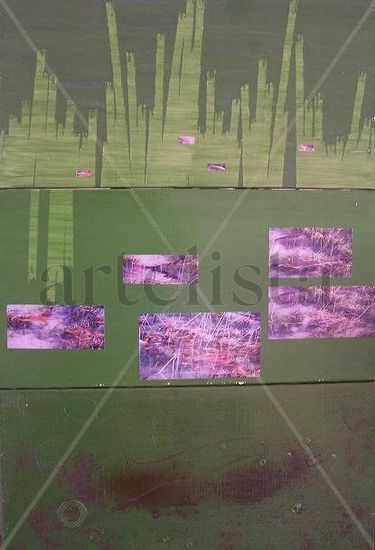 VERD (green) Acrylic Canvas Landscaping