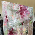 Cuadro abstracto pintado a mano — frontal
