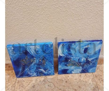 Pintura Díptico Marea