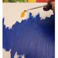 Cuadro, pintura Flor de invierno — detalle