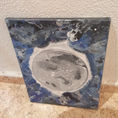 Pintura,Cuadro luna de plata — detalle