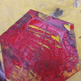 Cuadro Pintura Inferno — detalle