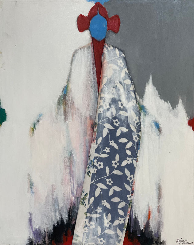 White Figurative Abstract