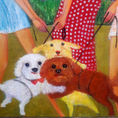 A walk with the dogs — front