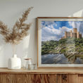 Castillo de Almourol sobre el Tajo, Portugal — front