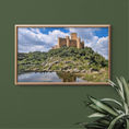 Castillo de Almourol sobre el Tajo, Portugal — front