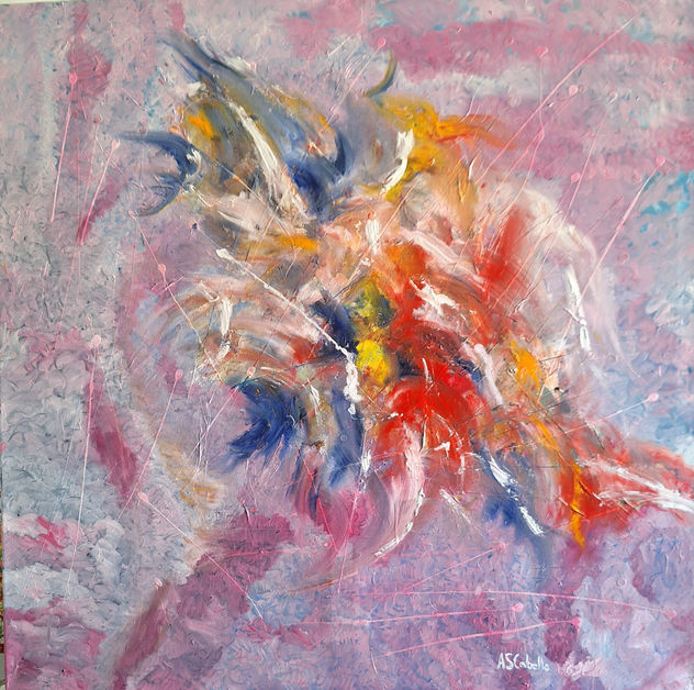 Abstracción rosada