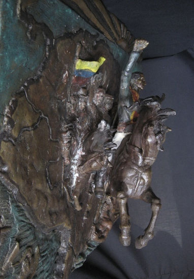 PROYECTO BOLIVARIANO Bronze Figurative