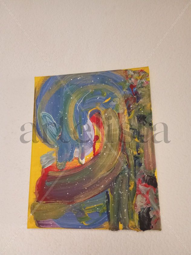 Cuadro pintura ,Ola de emociones