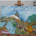 Aguila sobre castillo — frontal