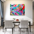 Gioia di vivere — Pintura en un entorno de habitacion