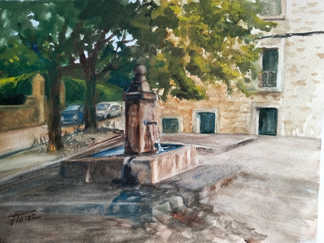 Fuente en el pueblo♦