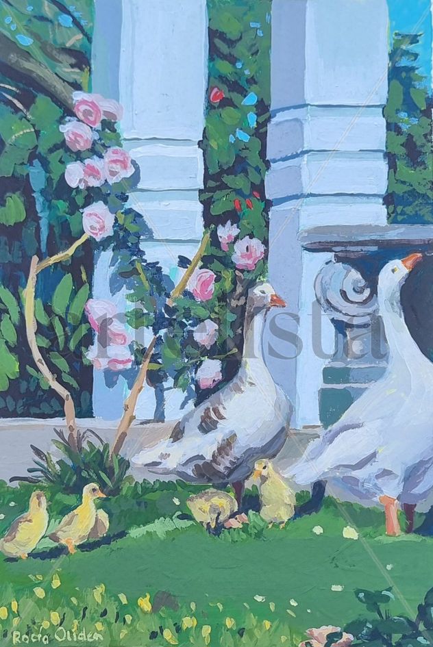 Spring in the Rose Garden