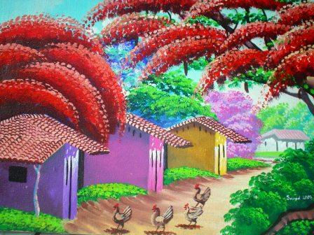 Alrededores de Somoto Nicaragua Oil Canvas Landscaping