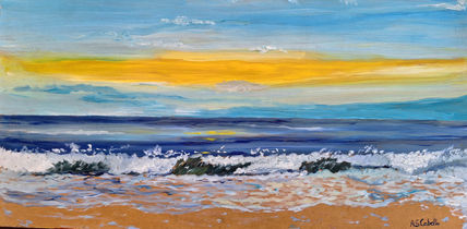 Mar al atardecer