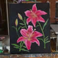 The magenta glow — front