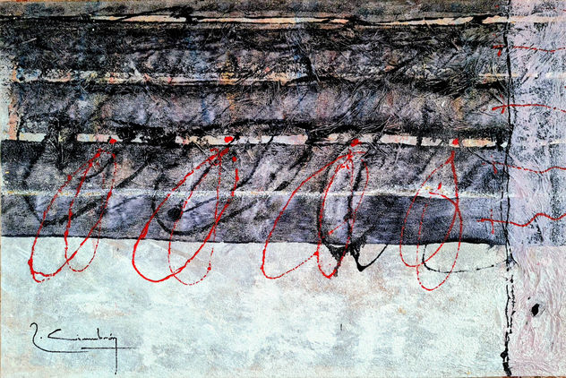" Painting gestual 33" (2017 )