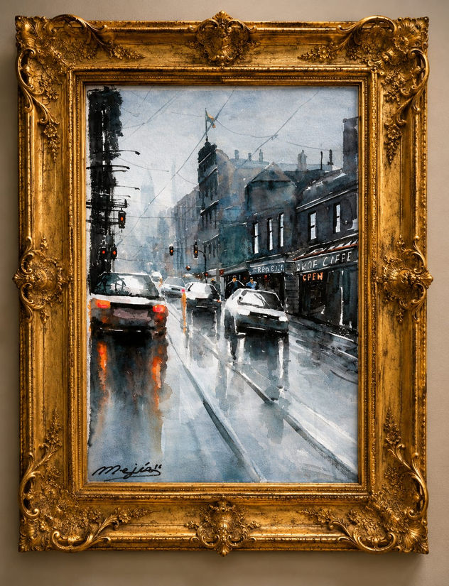 RAINY DAY WITH FRAME