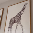 "GIRAFFE" | Anatomy of a giraffe — front