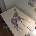 "GIRAFFE" | Anatomy of a giraffe — front