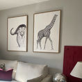 "GIRAFFE" | Anatomy of a giraffe — front