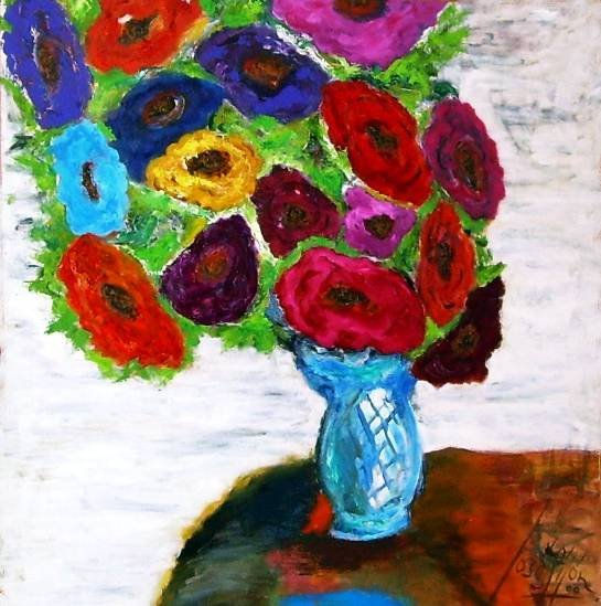 jarron con flores