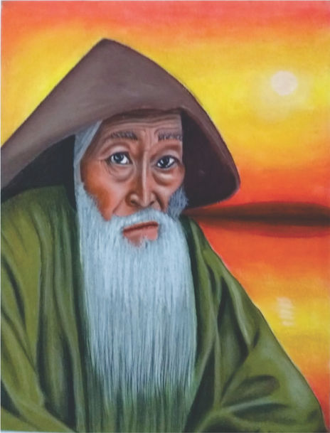 Portrait of an old...
