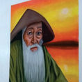 Portrait of an old eastern peasant — front