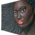 Portrait of a Beautiful Woman with Braids — front