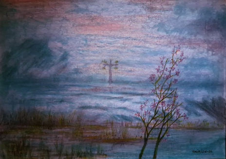 Behind the mist