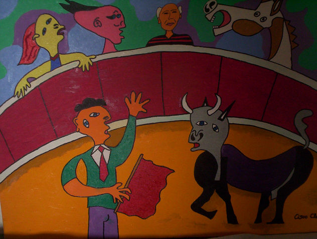 Los guernicas se divierten i Picasso mira