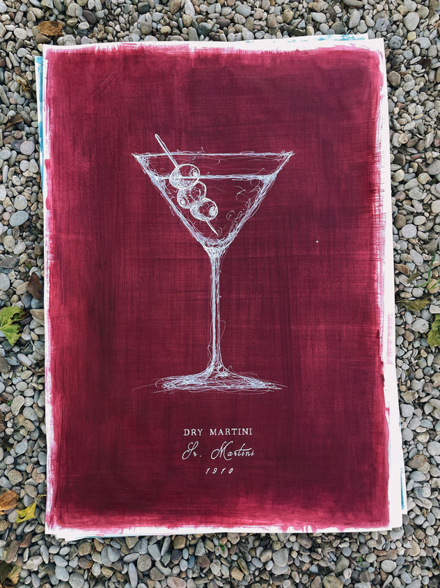 Cuadro "UN MARTINI POR FAVOR"