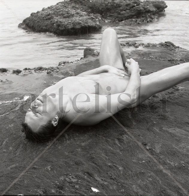 Intimate Horizon Series: "Lying on Rock, Touching Himself 7"