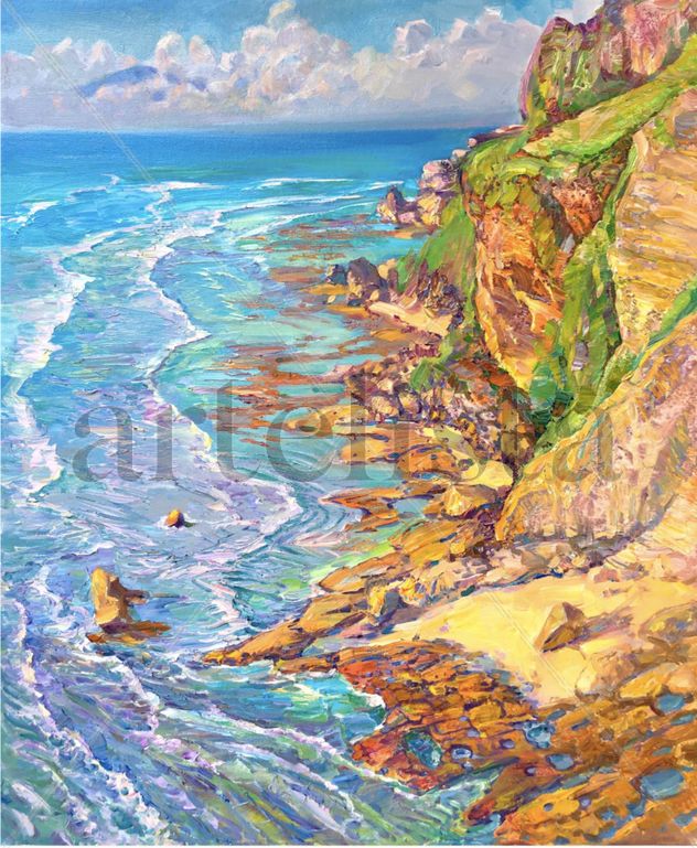 Marea creciente  - Painting by Aleksandr Dubrovskyy