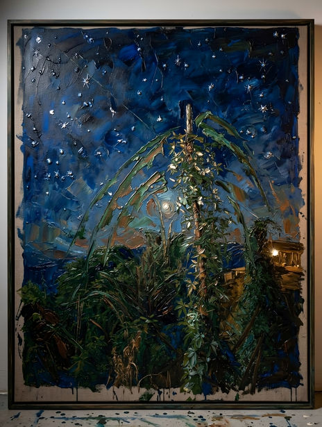 Lunar canvas.