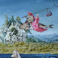 My piece derived from fragments of Hieronymus Bosch’s  ¨The Garden of Earthly Delights — front