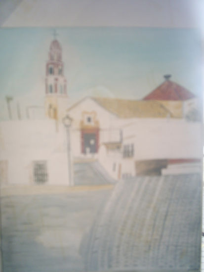 Iglesia del Salvador Acrílico Lienzo Paisaje