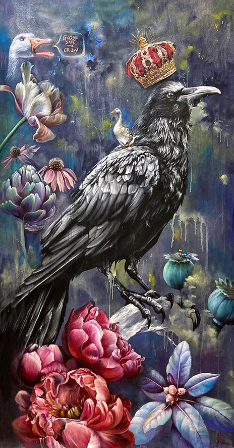 Goose save the crow