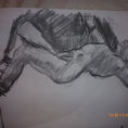 Serie Bocetos en sesion con modelo vivo 1 — front