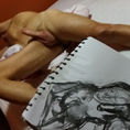 Serie Bocetos en Sesion con Modelo Vivo 2 — front