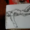 Serie Bocetos en Sesion con Modelo Vivo 2 — front