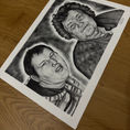 Dibujos a carboncillo por encargo — frontal