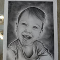 Dibujos a carboncillo por encargo — frontal